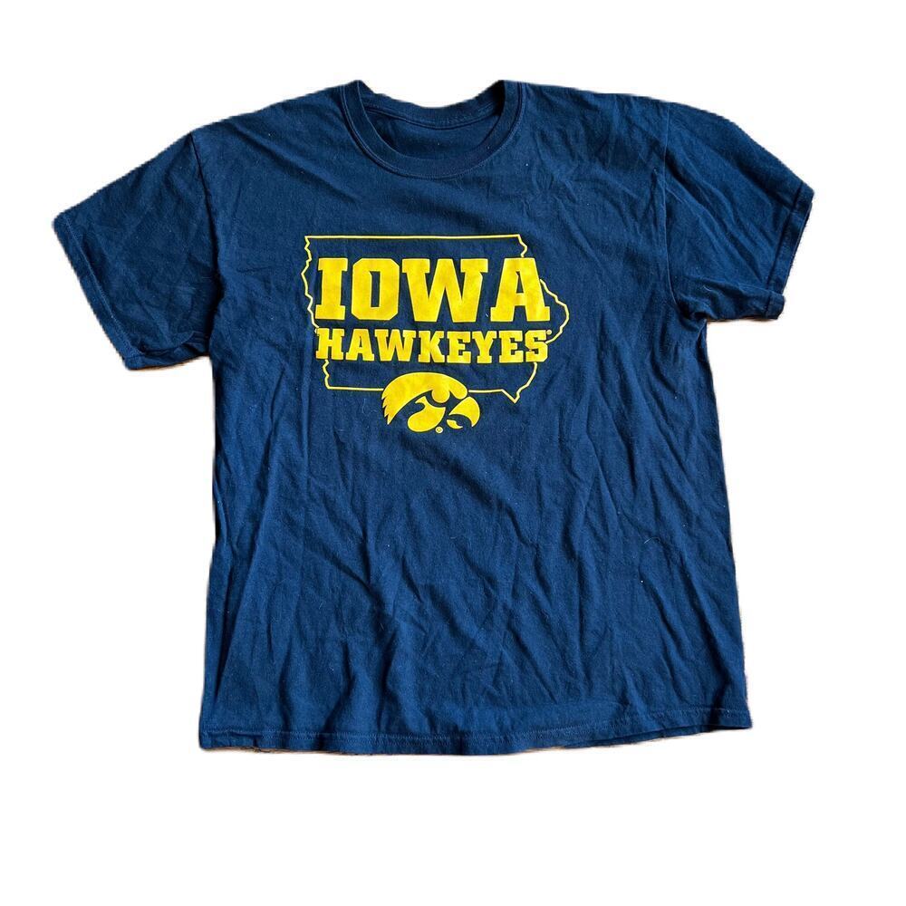 Black Iowa Hawkeyes Short Sleeve T-Shirt